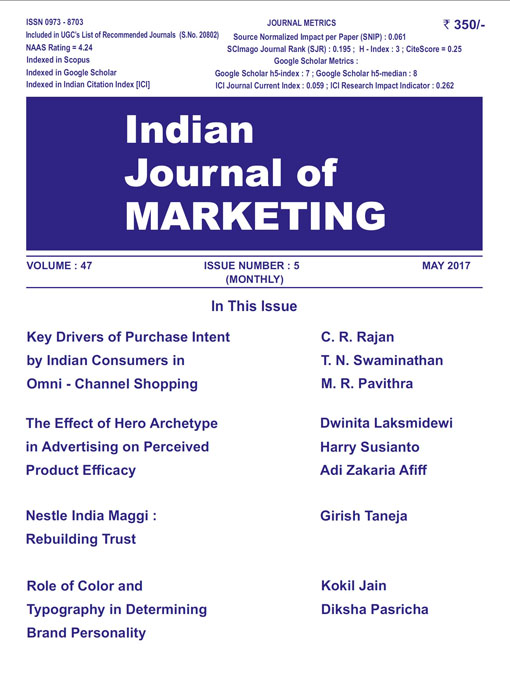 Indian Journal of Marketing May